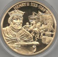 (2004) Монета Восточно-Карибские штаты 2004 год 2 доллара "Генрих II"  Позолота Медь-Никель  PROOF